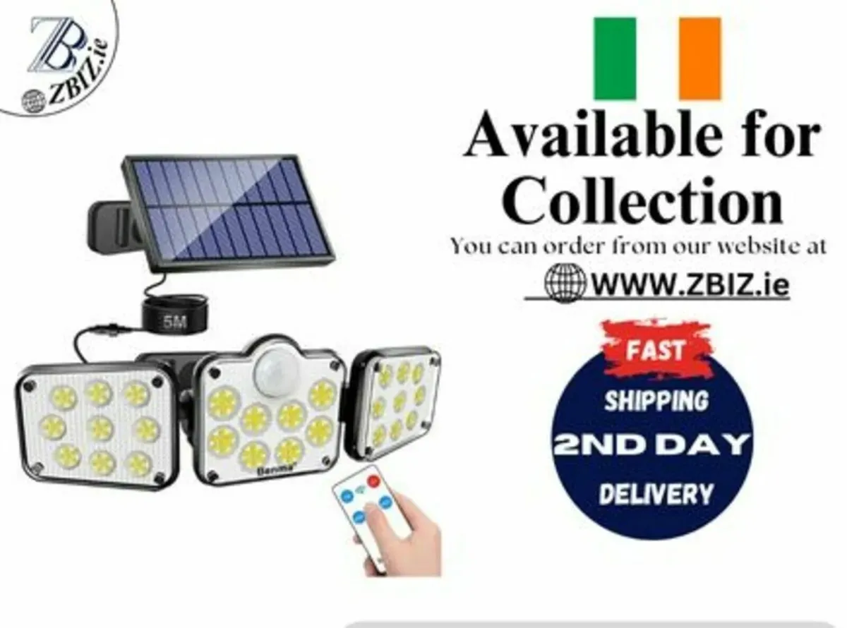 Solar Lights for Outdoor Use with Motion Sensor - Image 1