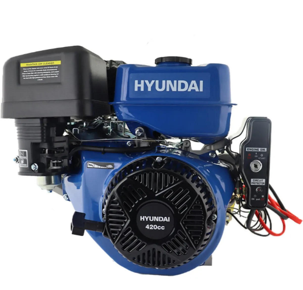 Hyundai 457cc 15hp Replacement Engine, 4-Stroke, - Image 1