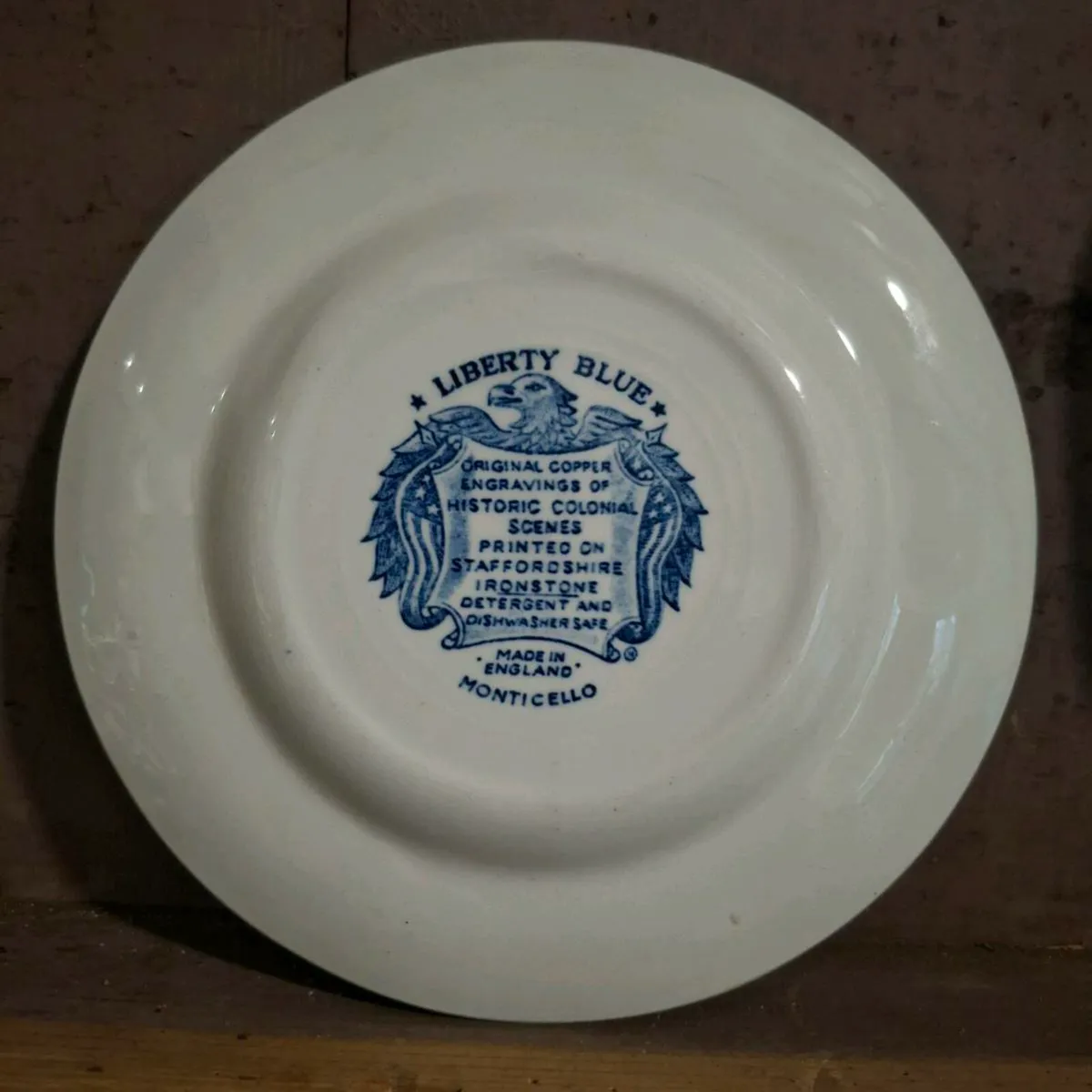 Liberty Blue Transferware Plates - Image 4