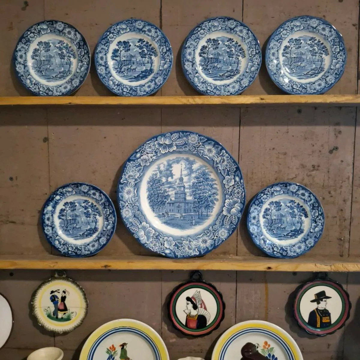 Liberty Blue Transferware Plates - Image 1