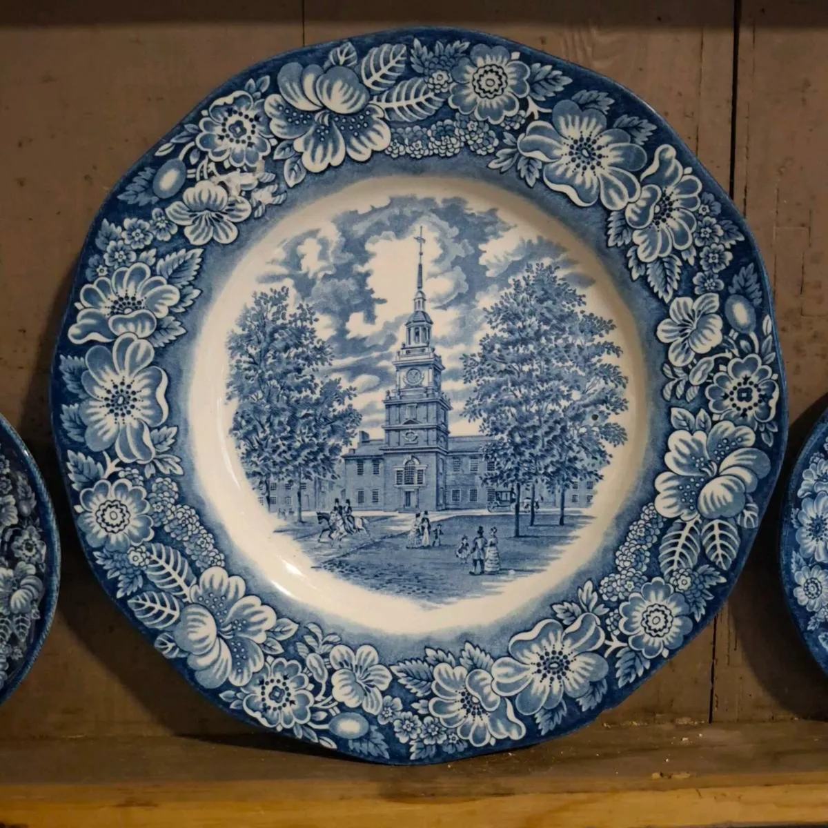 Liberty Blue Transferware Plates - Image 3