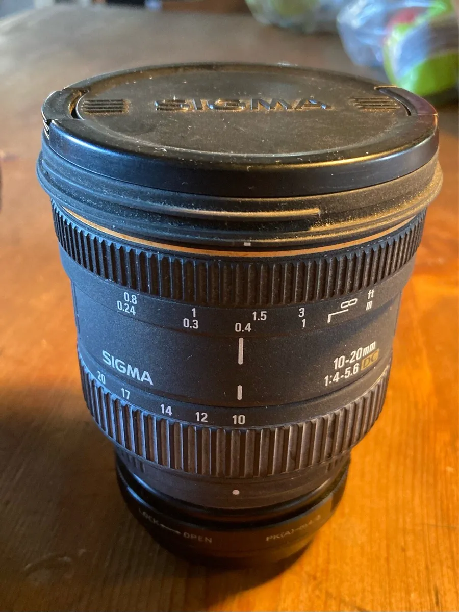 Sigma 10 - 20 Pentax fitting lens
