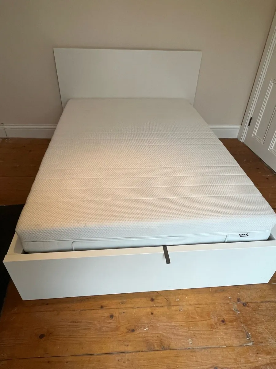 IKEA MALM OTTOMAN BED - STD KING - Image 1