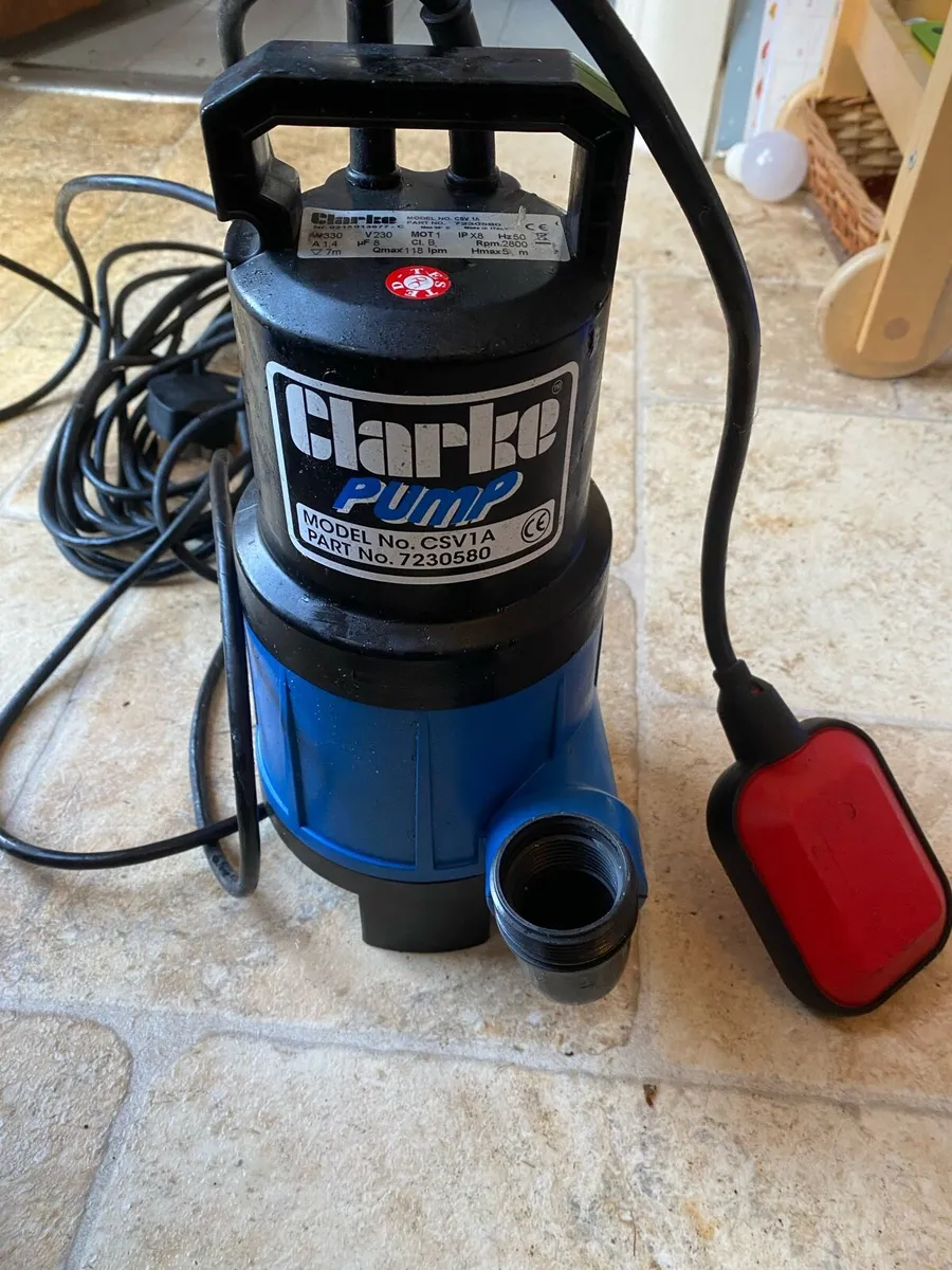 Clarke Submersible Pump – NEW – €50 - Image 1