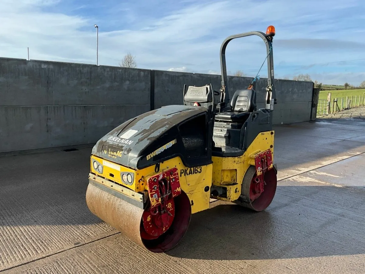 BOMAG BW120AD-5 DIESEL DOUBLE DRUM RIDE ON ROLLER - Image 1