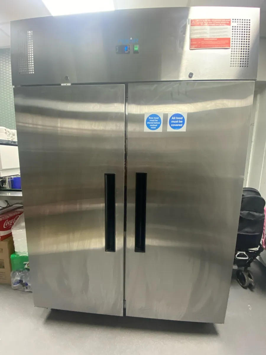 Stainless Steel Double Door Polar Fridge - Image 1