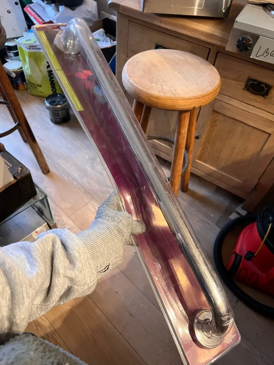 New Disabled Toilet Steel Grab Rail - Image 3