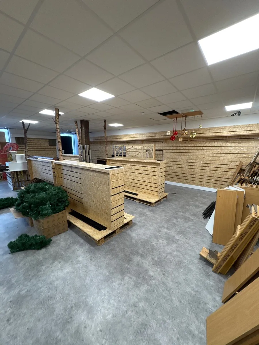 SlatWall slat wall shop fittings slat board - Image 3