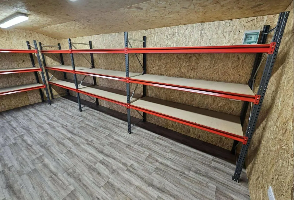 Heavy duty longspan garage shelving - Image 3