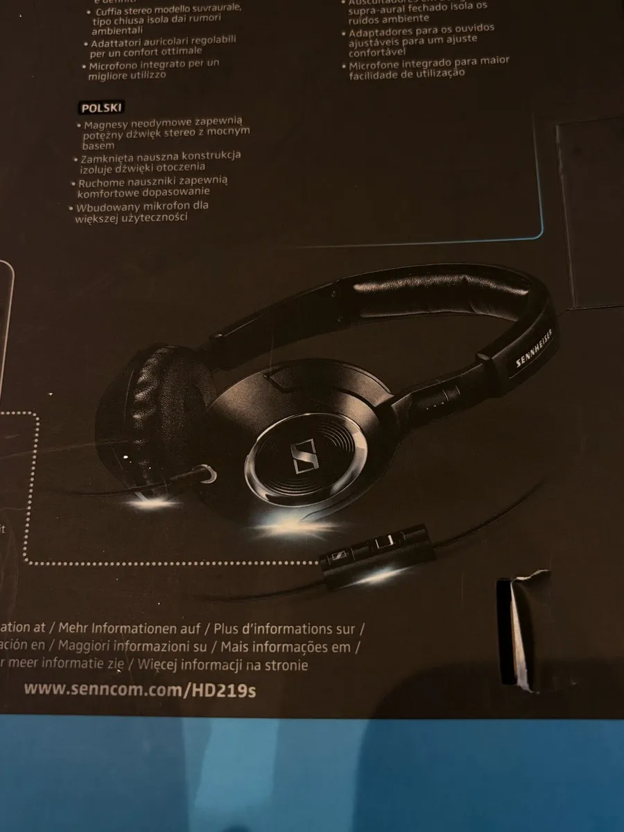 Sennheiser HD209S headphones new condition - Image 4