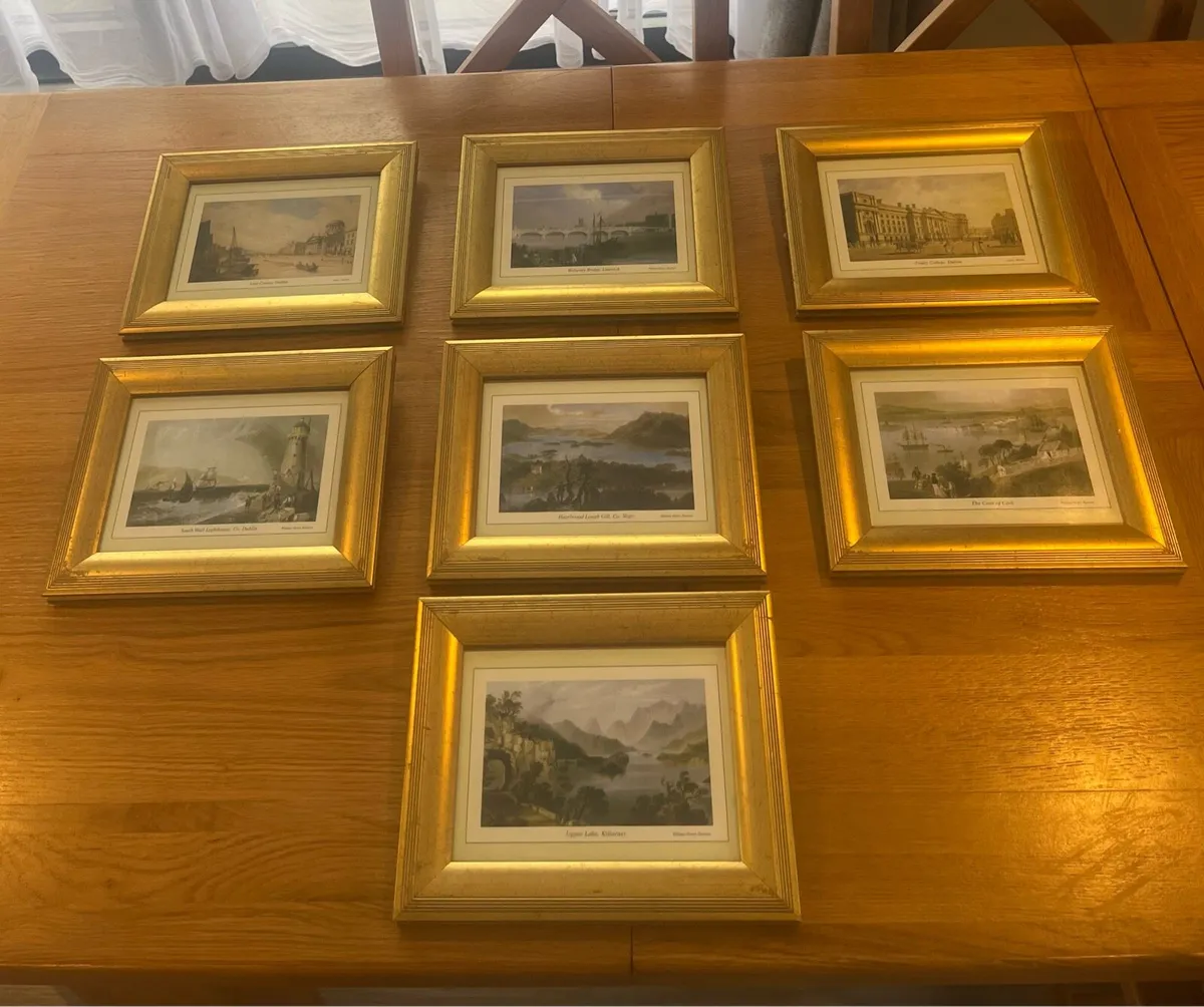 Vintage Irish Prints x7 - Image 1