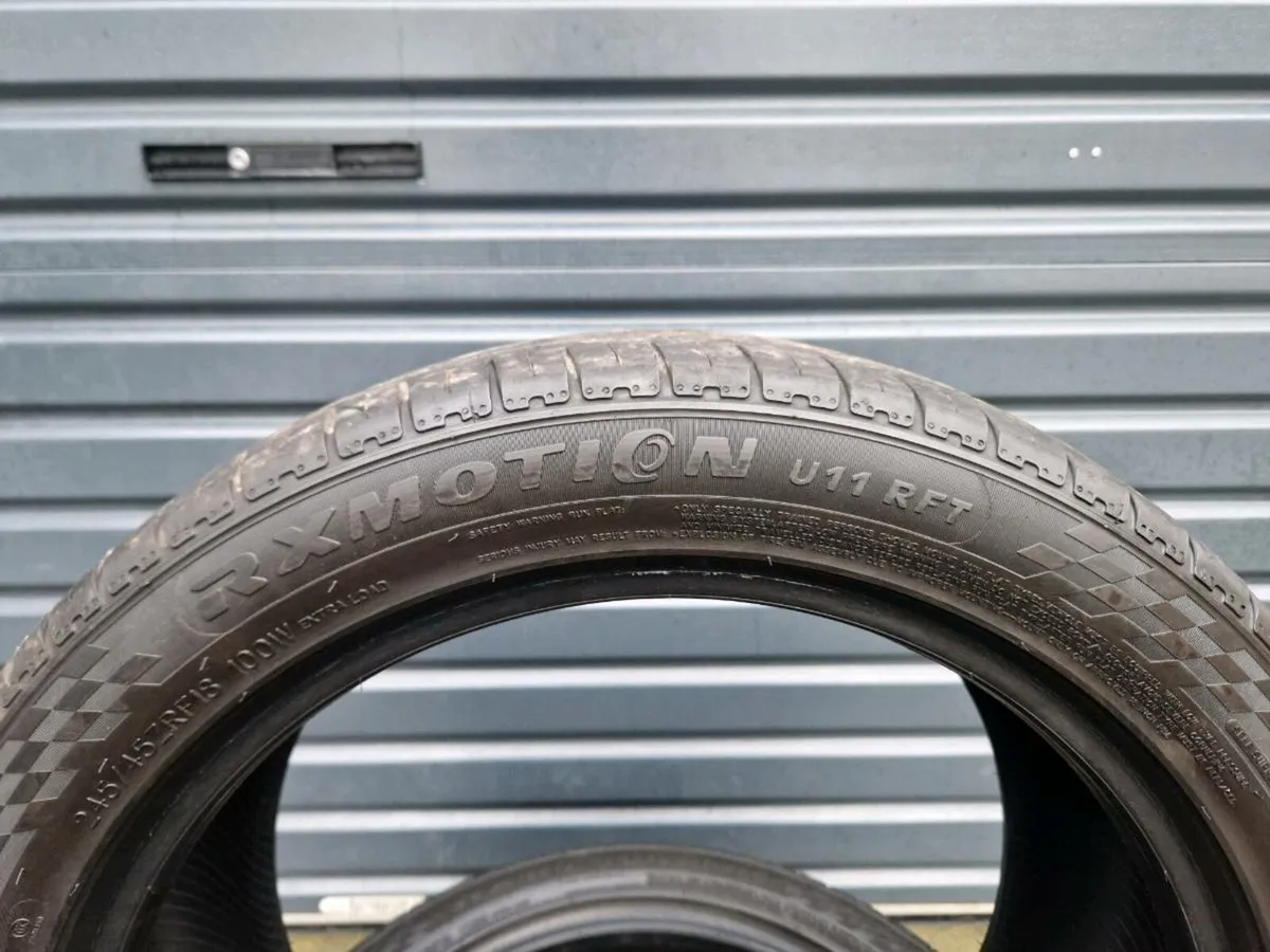 245/45R18 x2 (Runflats) - Image 3