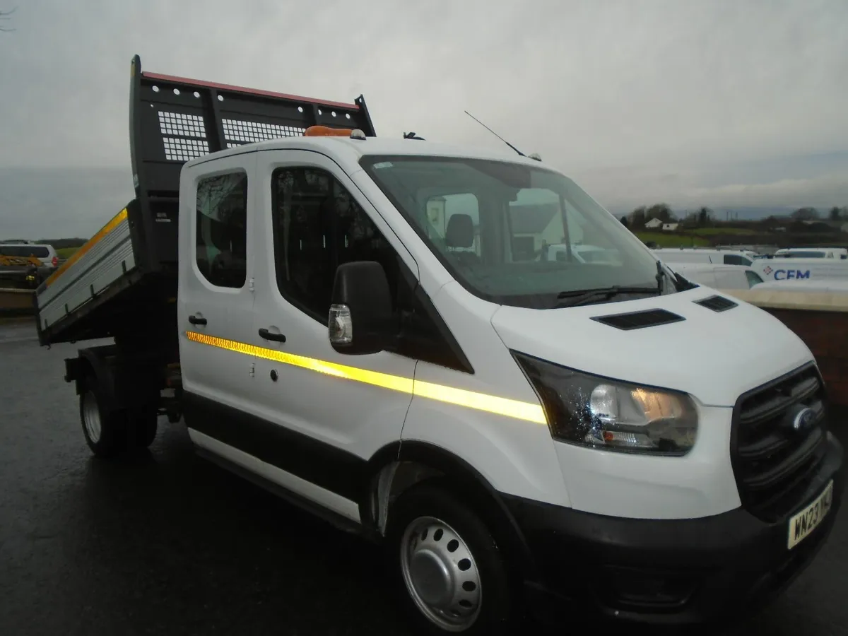 2023 Ford Transit 350 DOUBLECAB TIPPER 130HP TWINW - Image 1