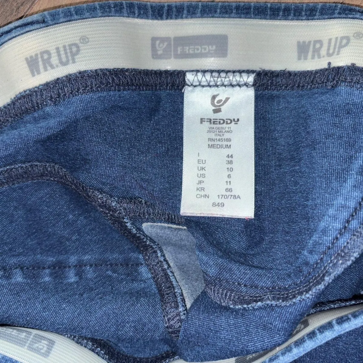 Freddy WR.UP Push Up Skinny Jeans –Blue Size M - Image 4