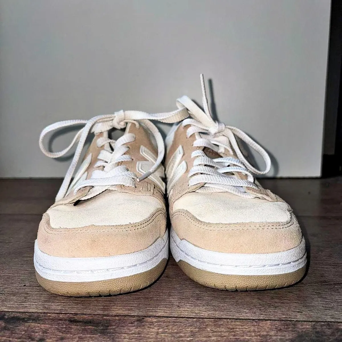 New Balance trainers Unisex Neutral beige suede 8 - Image 3