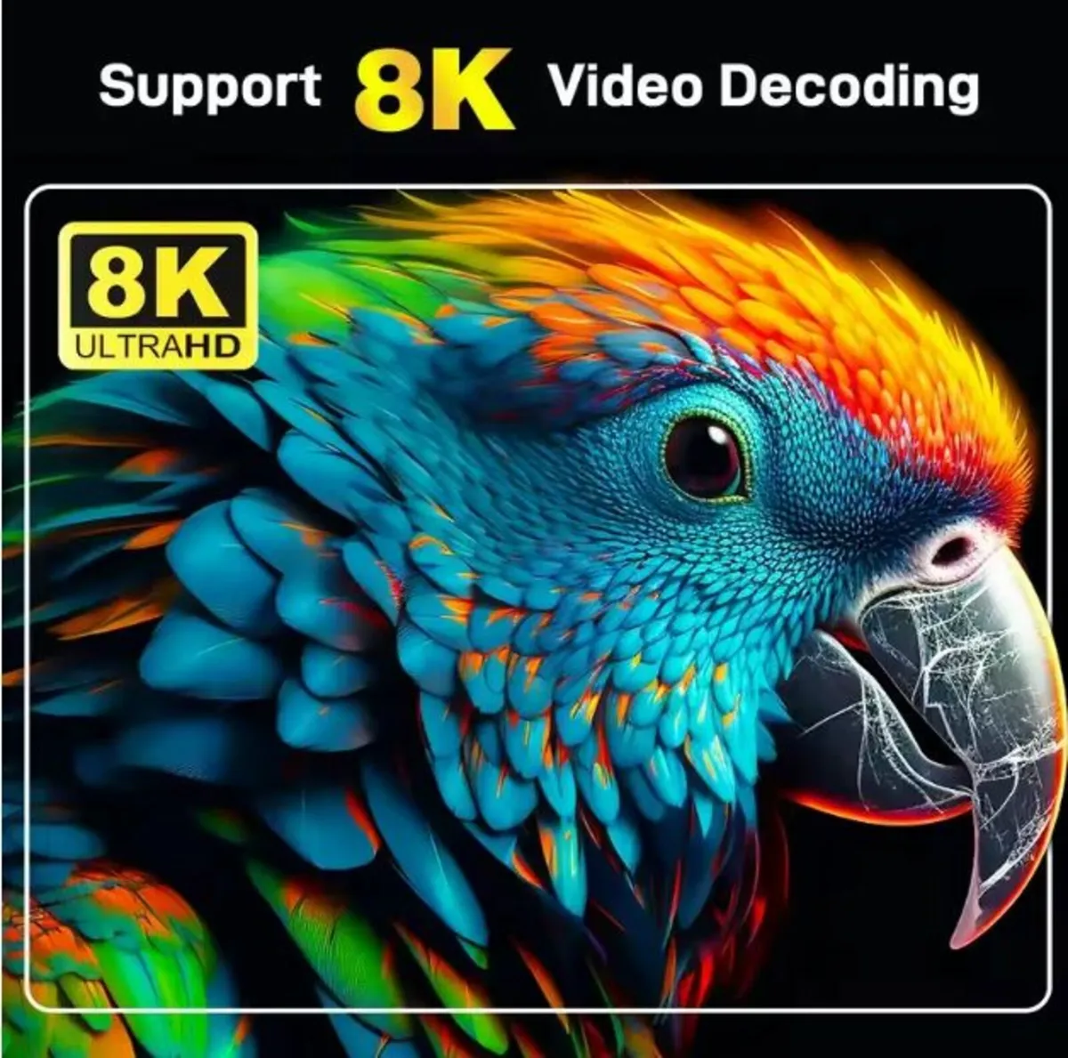 Brand New Android 14 TV Box Google Voice Remote - Image 3