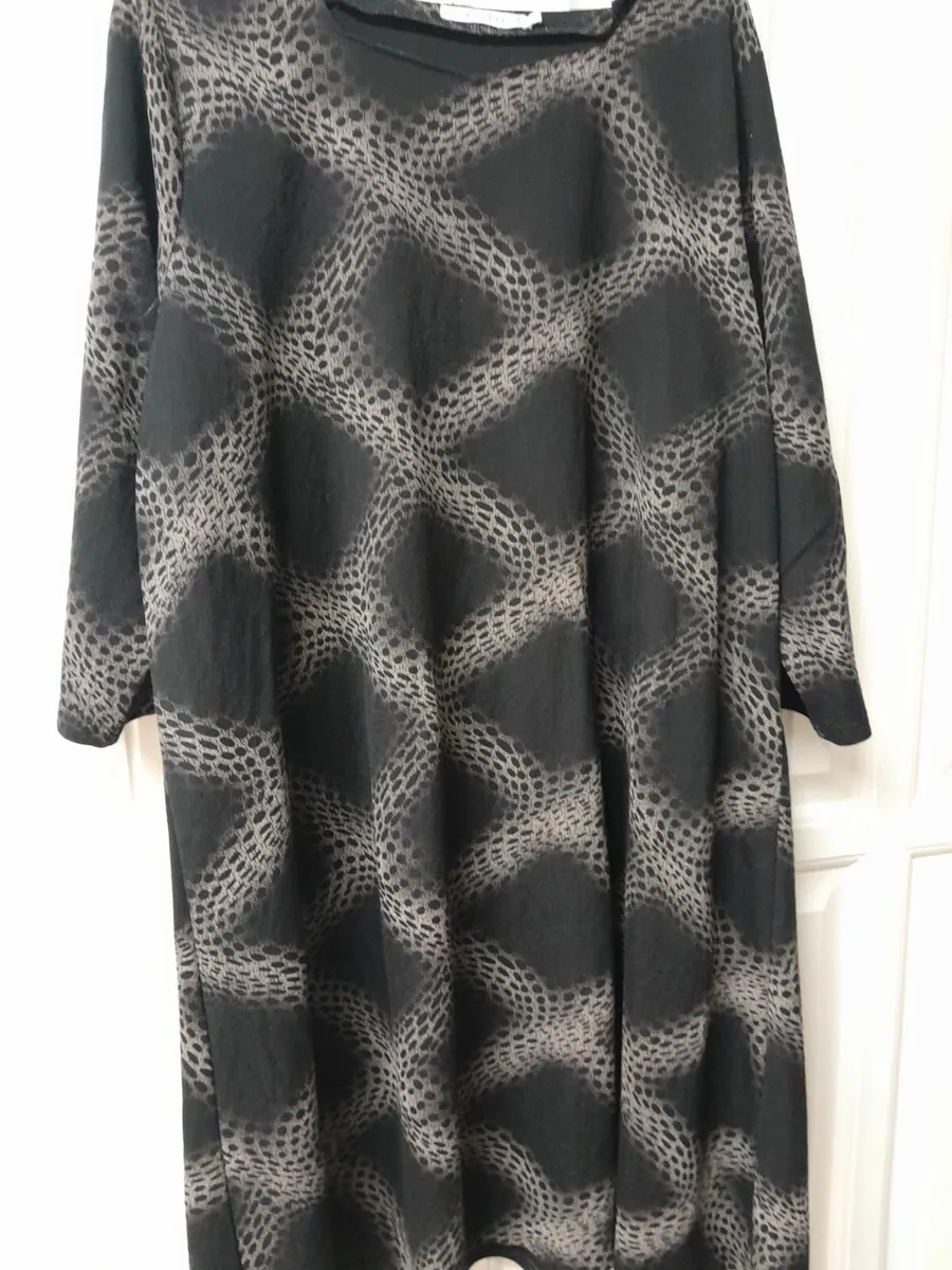 Studio Dress Brown Animal Print - Image 1