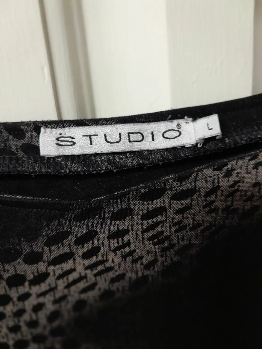 Studio Dress Brown Animal Print - Image 4