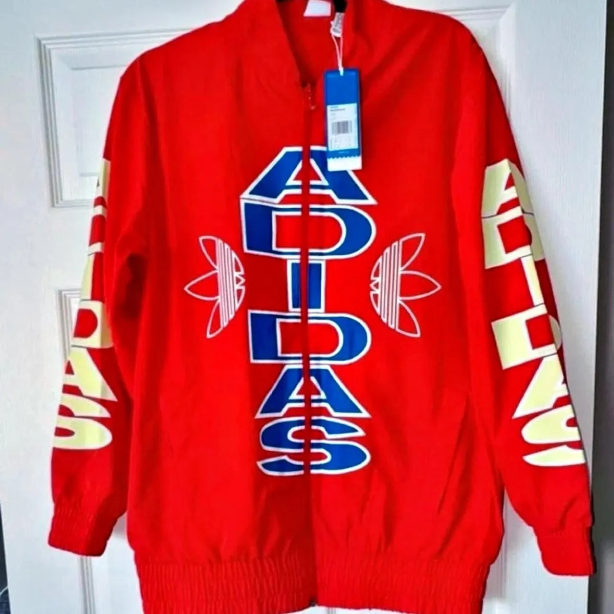 Adidas Originals Red Track Jacket – UK 10 - Image 1