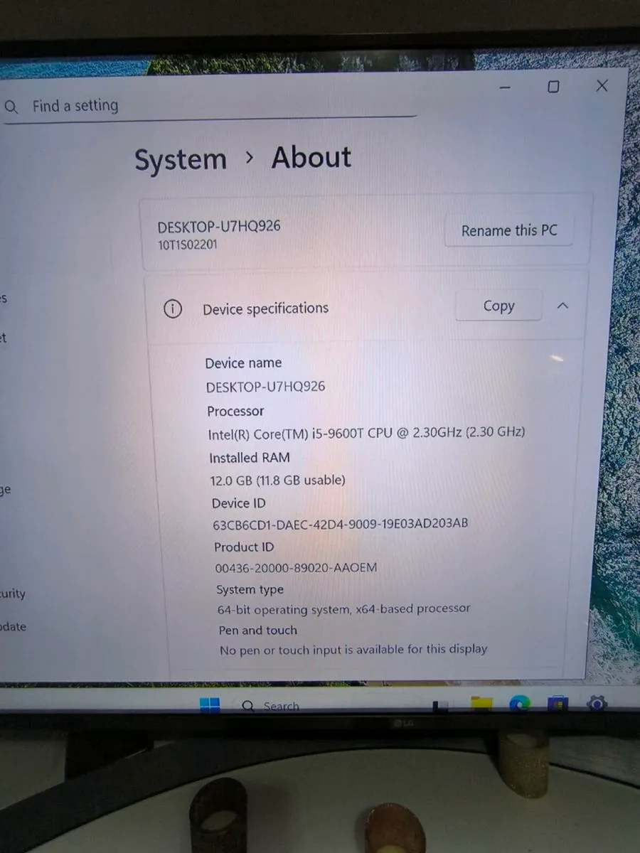 Lenovo M920q i5 9Th Gen vPro - Image 1