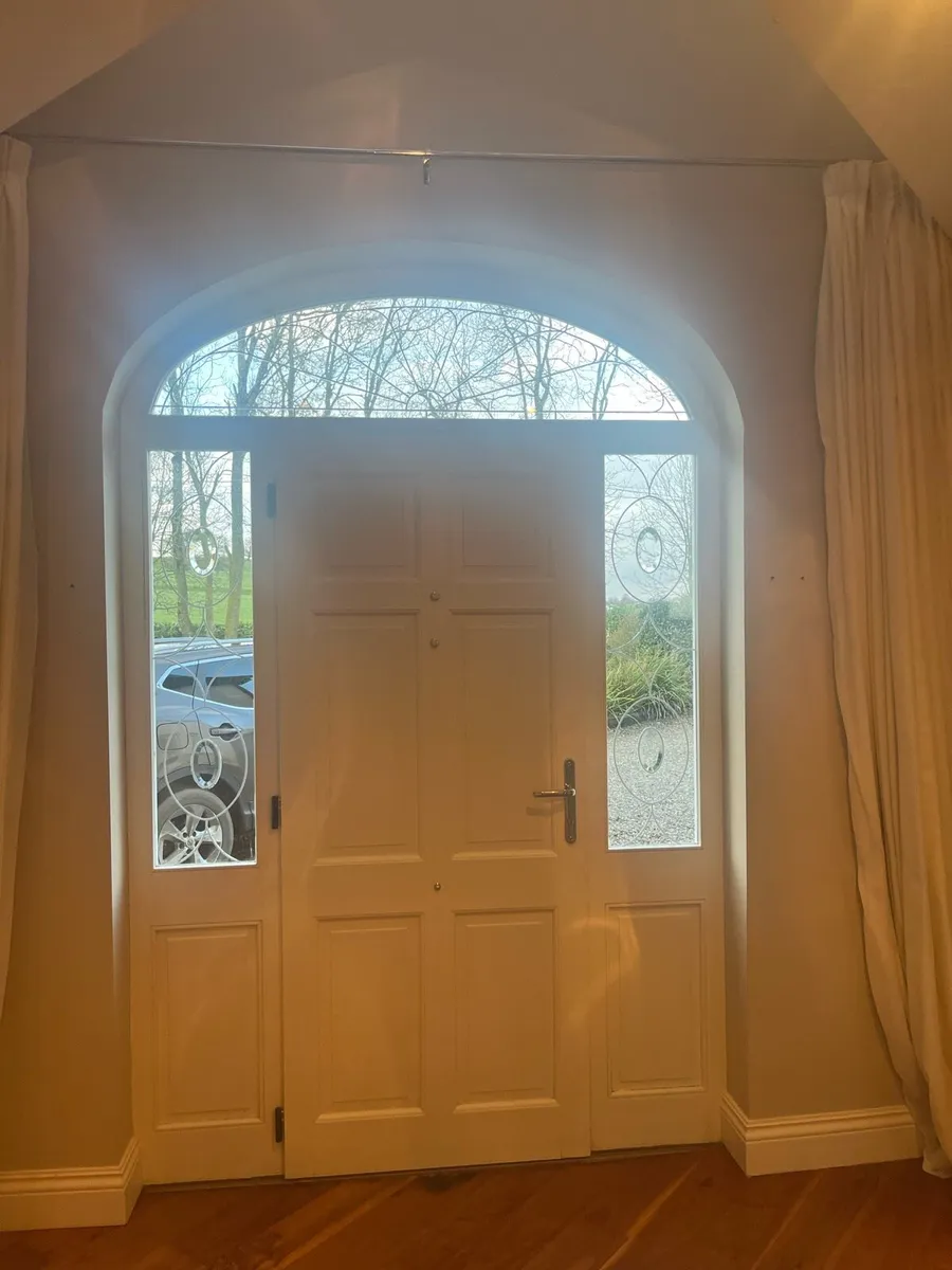 Solid teak front door - Image 2