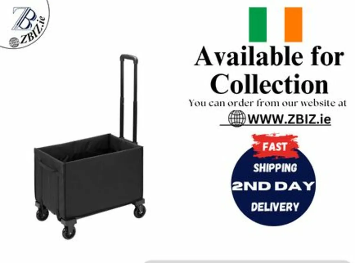 2-in-1 Folding Hand Truck with Bag - Image 1