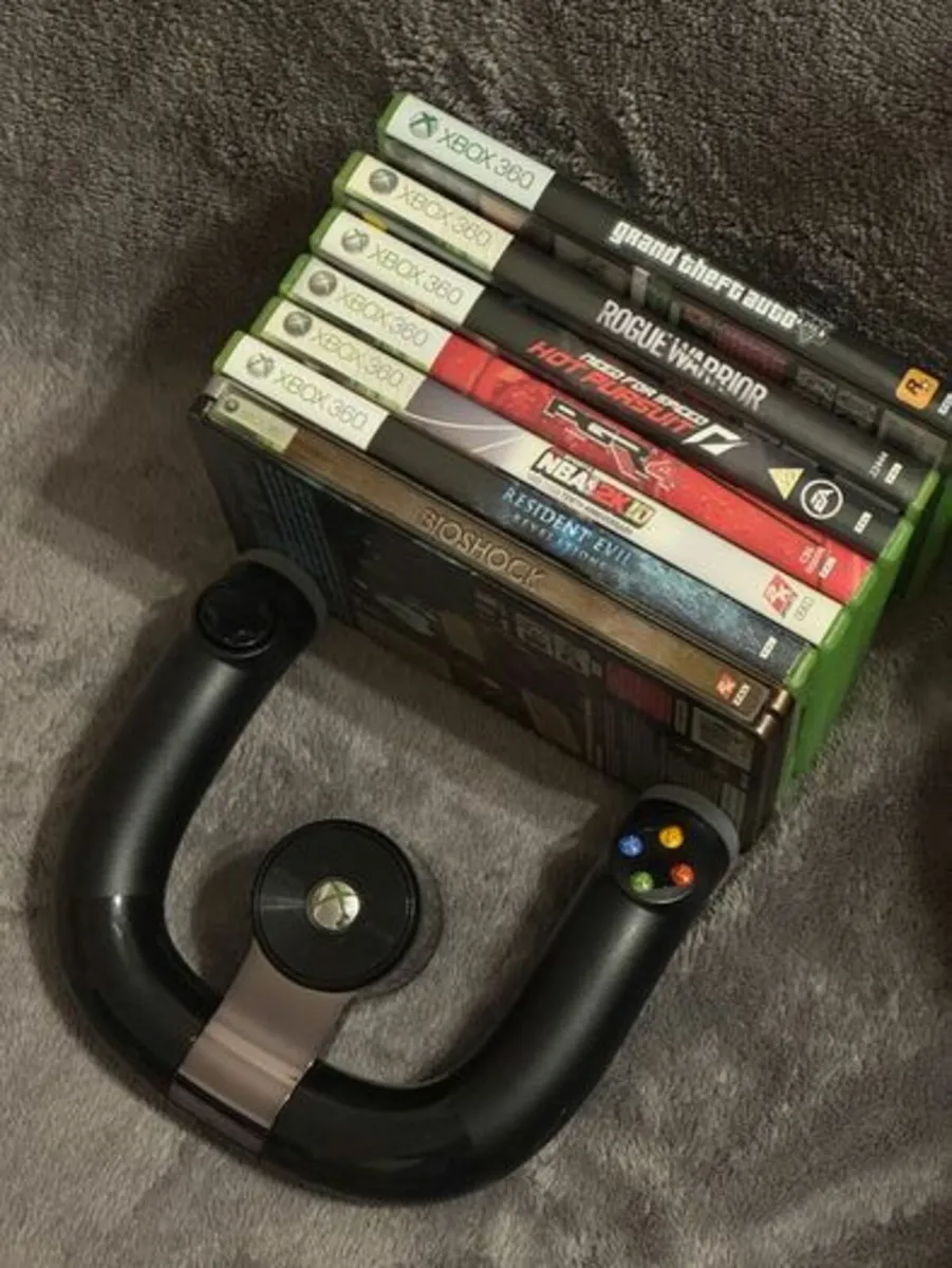 Xbox 360S Bundle Kinect Karaoke Controller Games - Image 3