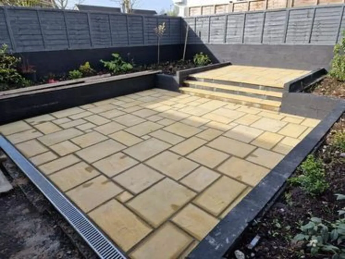 20m2 Butterscotch Mix & Match Paving DELIVERED TO - Image 2