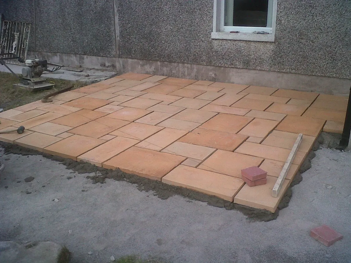 40m2 Burnt orange Mix & Match slabs DELIVERED - Image 1