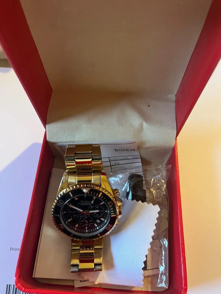 Biden Men’s dress gold watch - Image 1