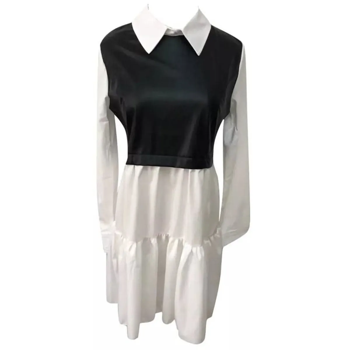Women dress Fashion Collar Long Sleeve - Image 4