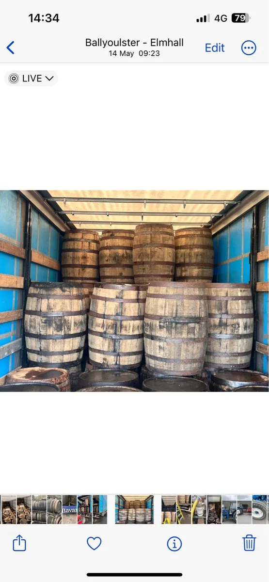 Oak Whiskey barrels - Image 2