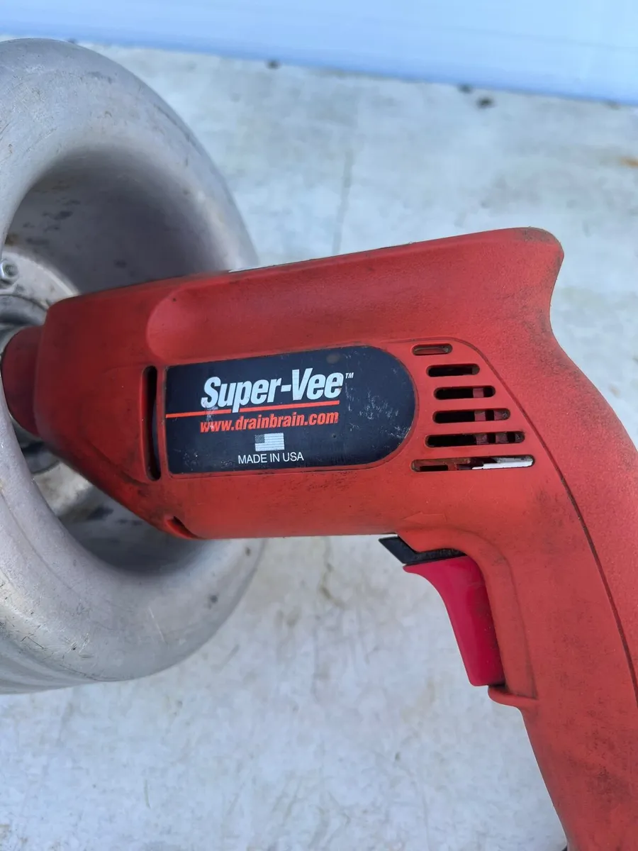 Drain cleaner drain snake, electric handheld. - Image 3