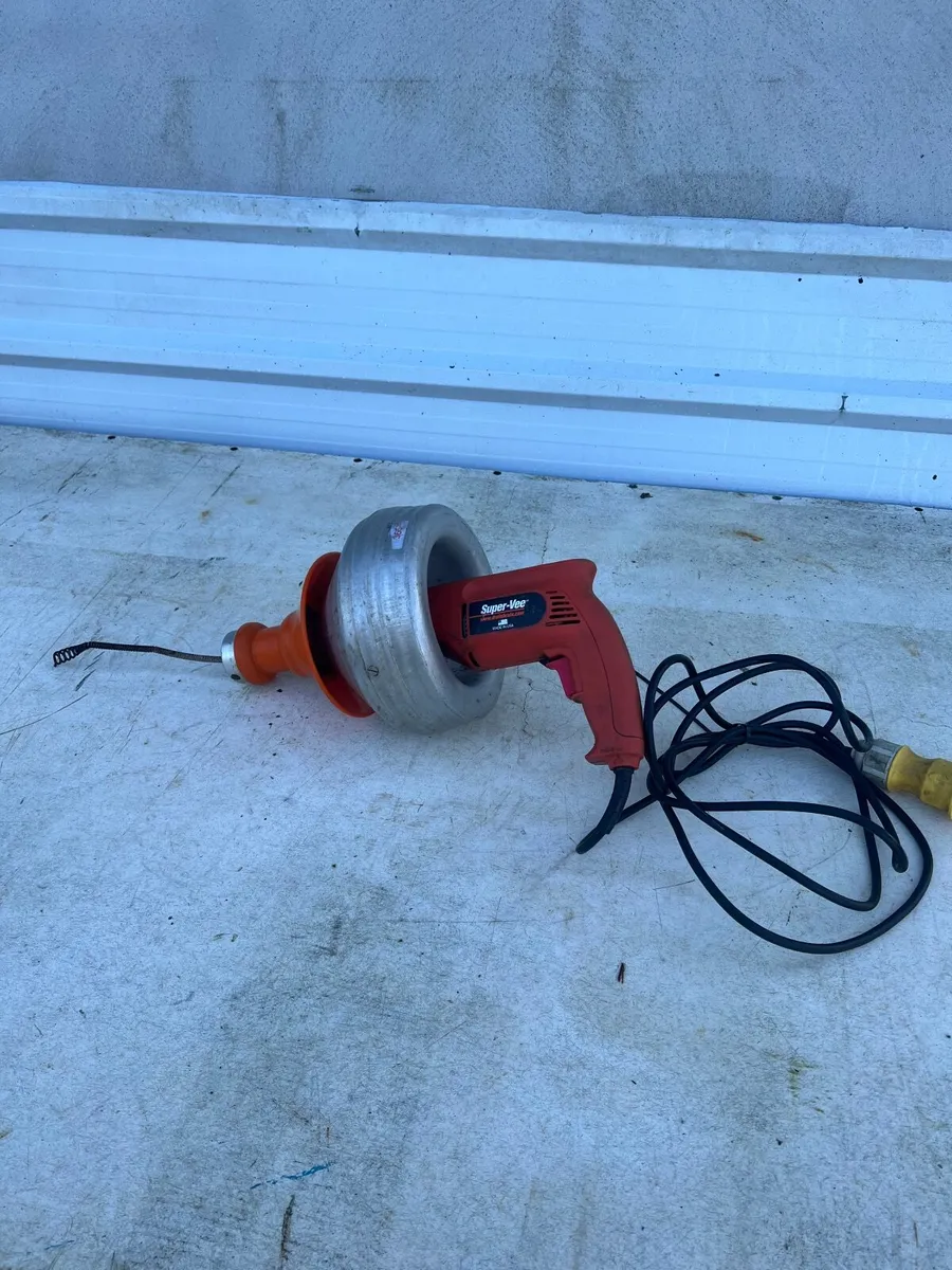 Drain cleaner drain snake, electric handheld. - Image 1