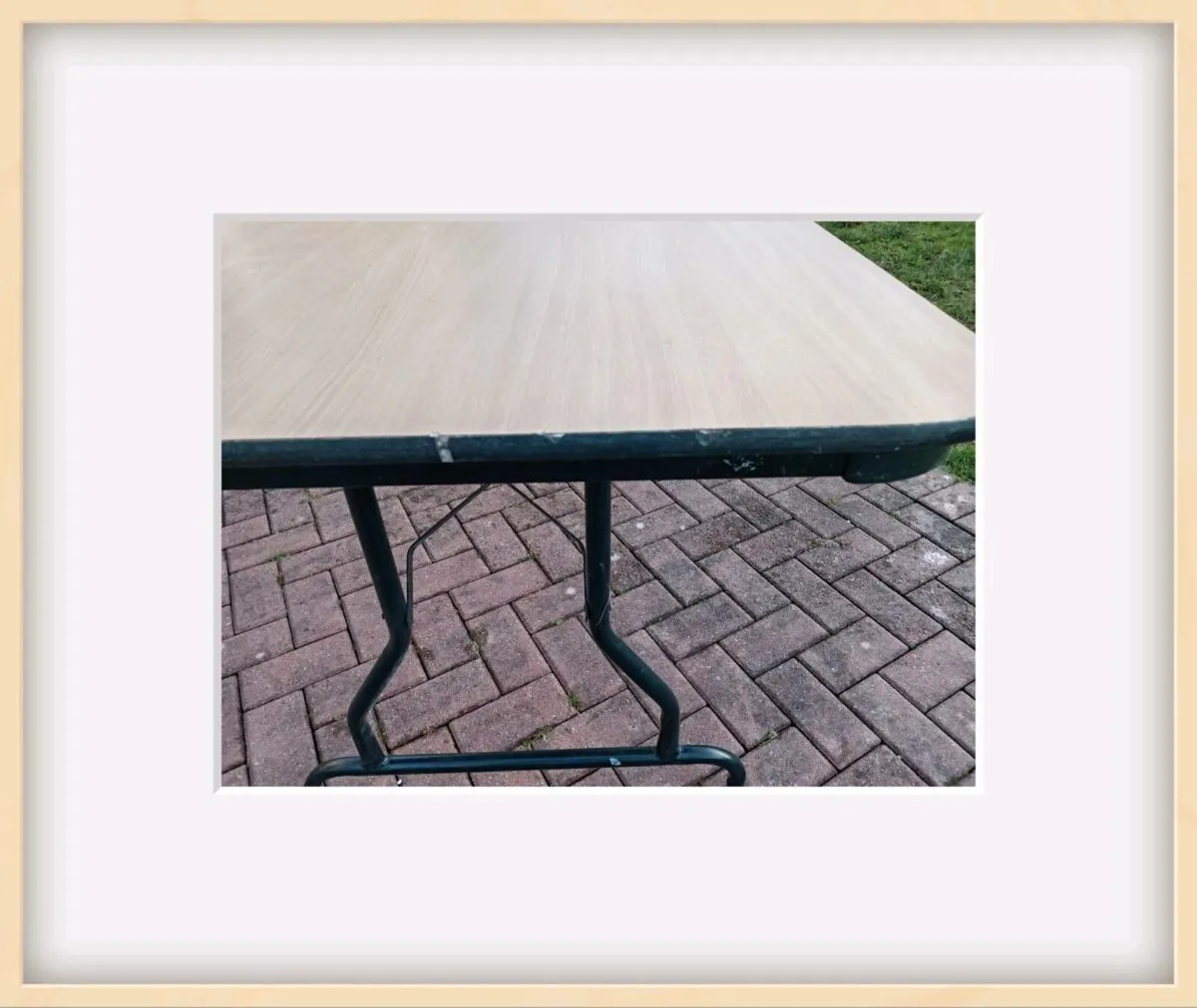 Heavy weight fold up table - Image 3