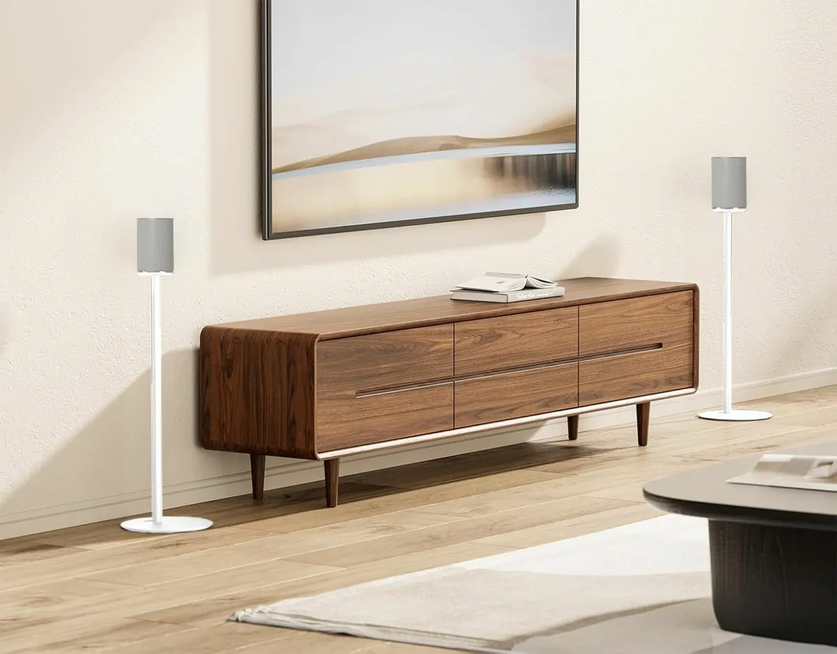 MyWall Sonos Era100 Floor Stands - White (Pair) - Image 1