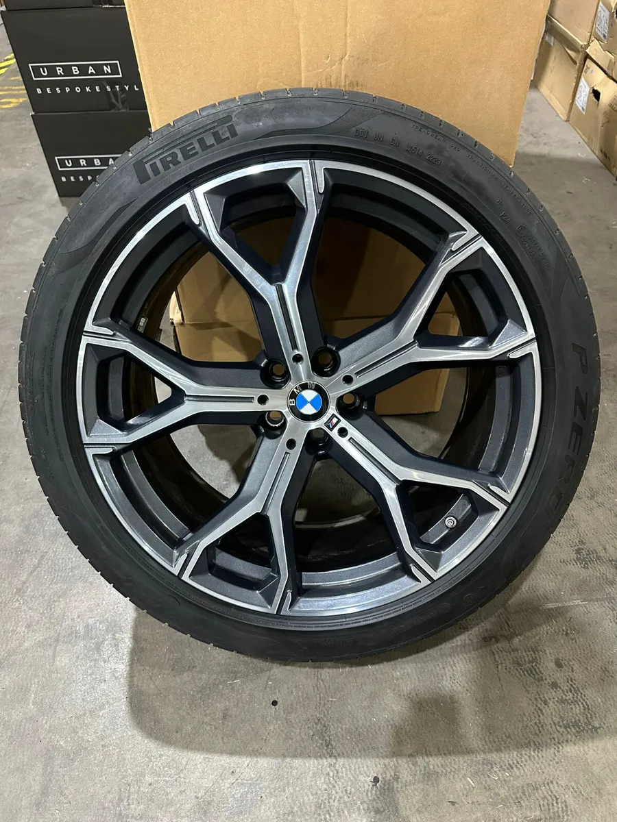 21" GENUINE X5 X6 G05 G06 741M ALLOYS & TYRES - Image 2