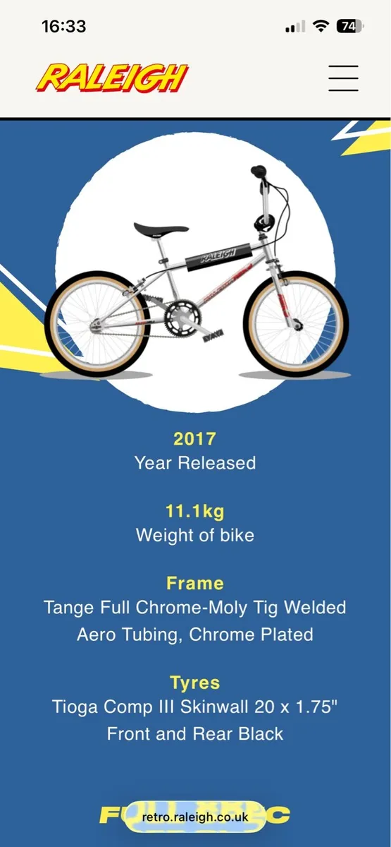 Raleigh Aero Pro Burner - 35th Anniversary. - Image 4