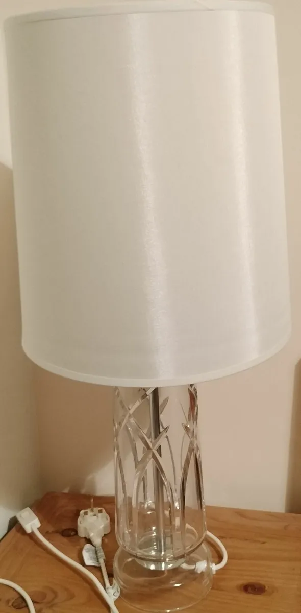 Galway crystal lamp