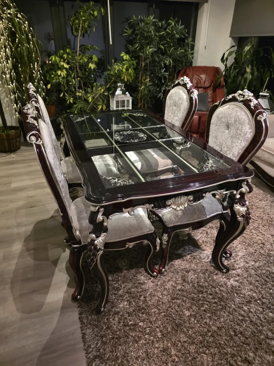 Casa padrino 4 dinning chairs and table - Image 1