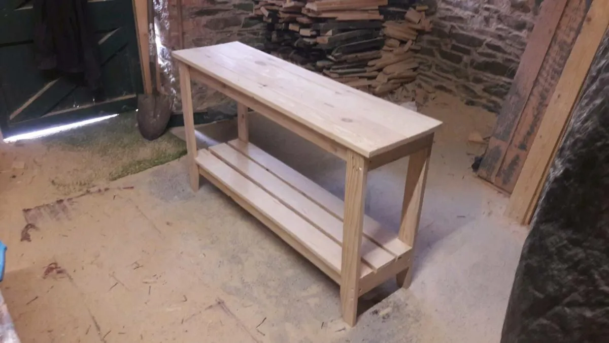 Handmade rustic table - Image 4