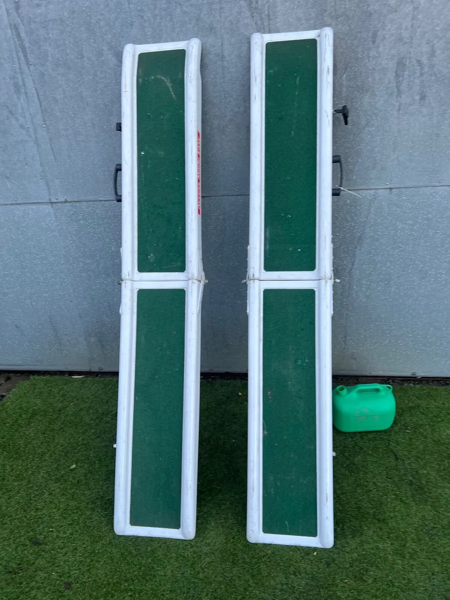Loading Ramps 6ft long folding fibreglass 600mm - Image 1