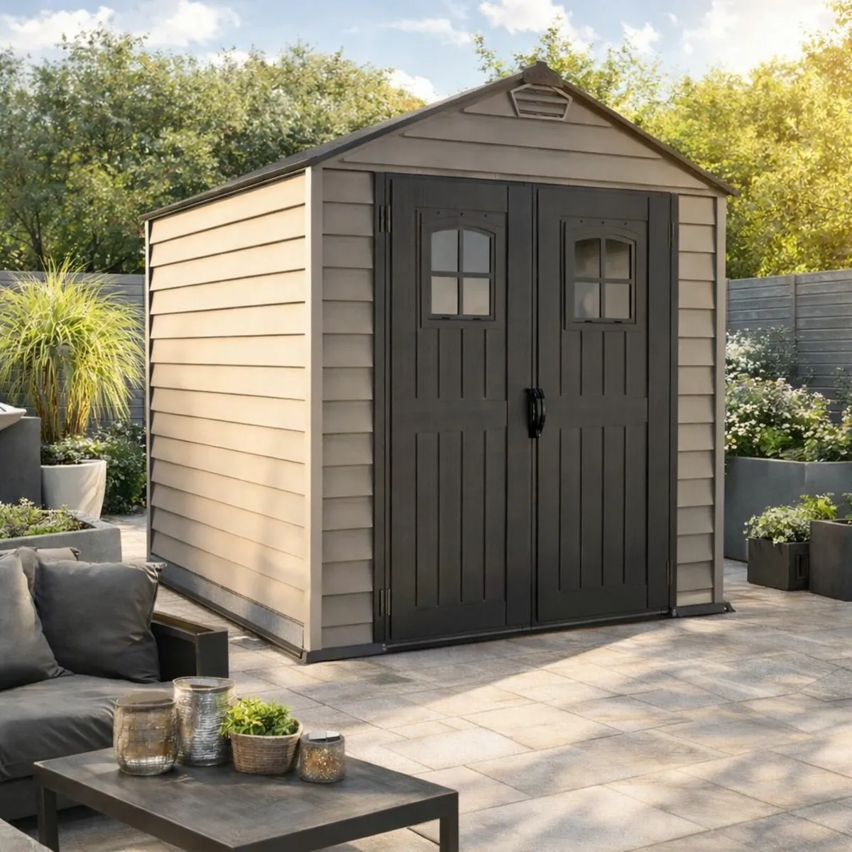 🏡 Duramax StoreMax PLUS 7×7 Vinyl Garden Shed - Image 1