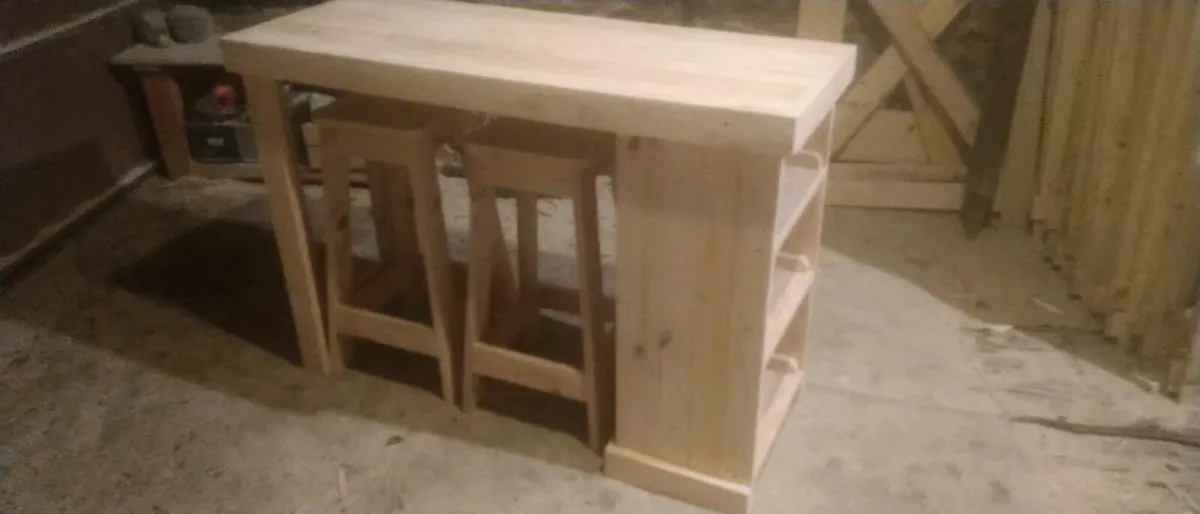 Handmade rustic space saver island - Image 3