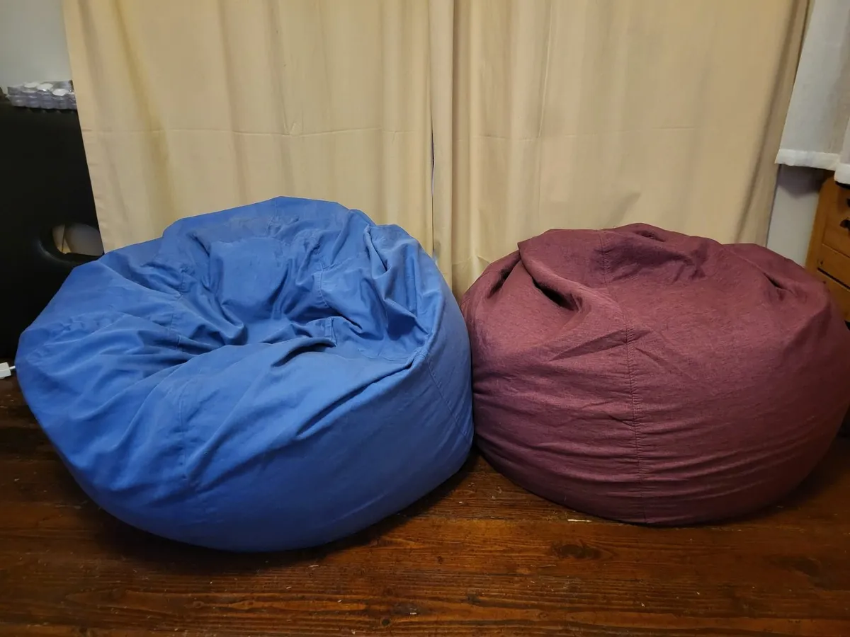 PREMIUM BEAN BAGS – €130 FOR BOTH (ONO) - Image 1