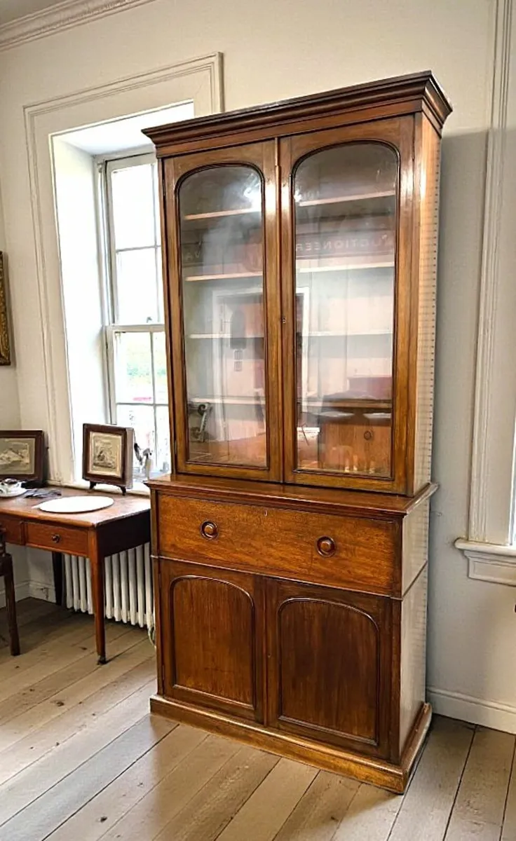 Large Victorian Secretaire Bookcase- Circa1870 - Image 1