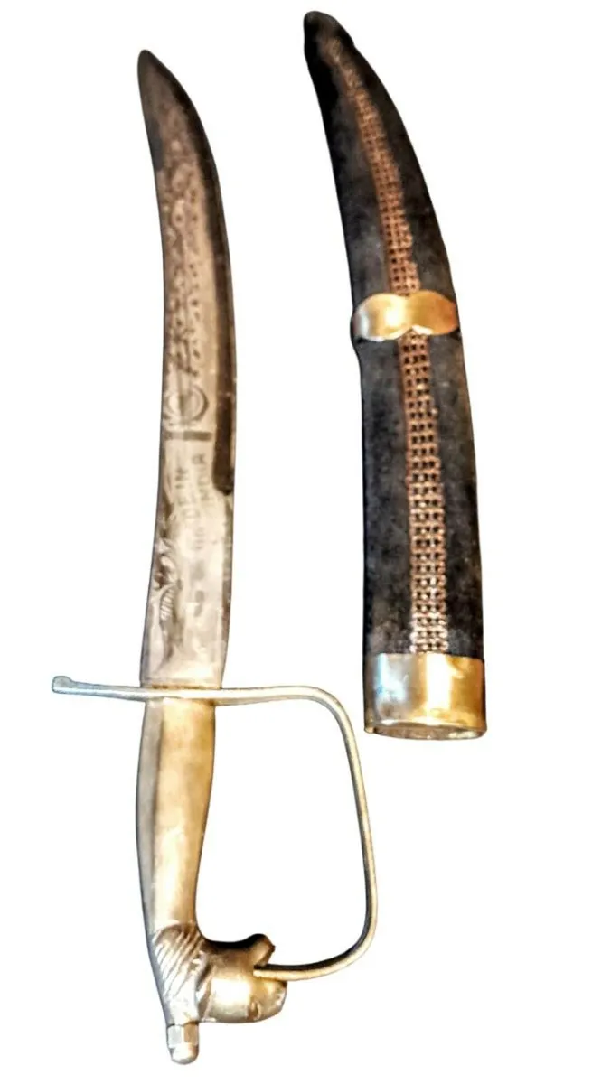 Long handmade Indian brass wall decor - Image 4