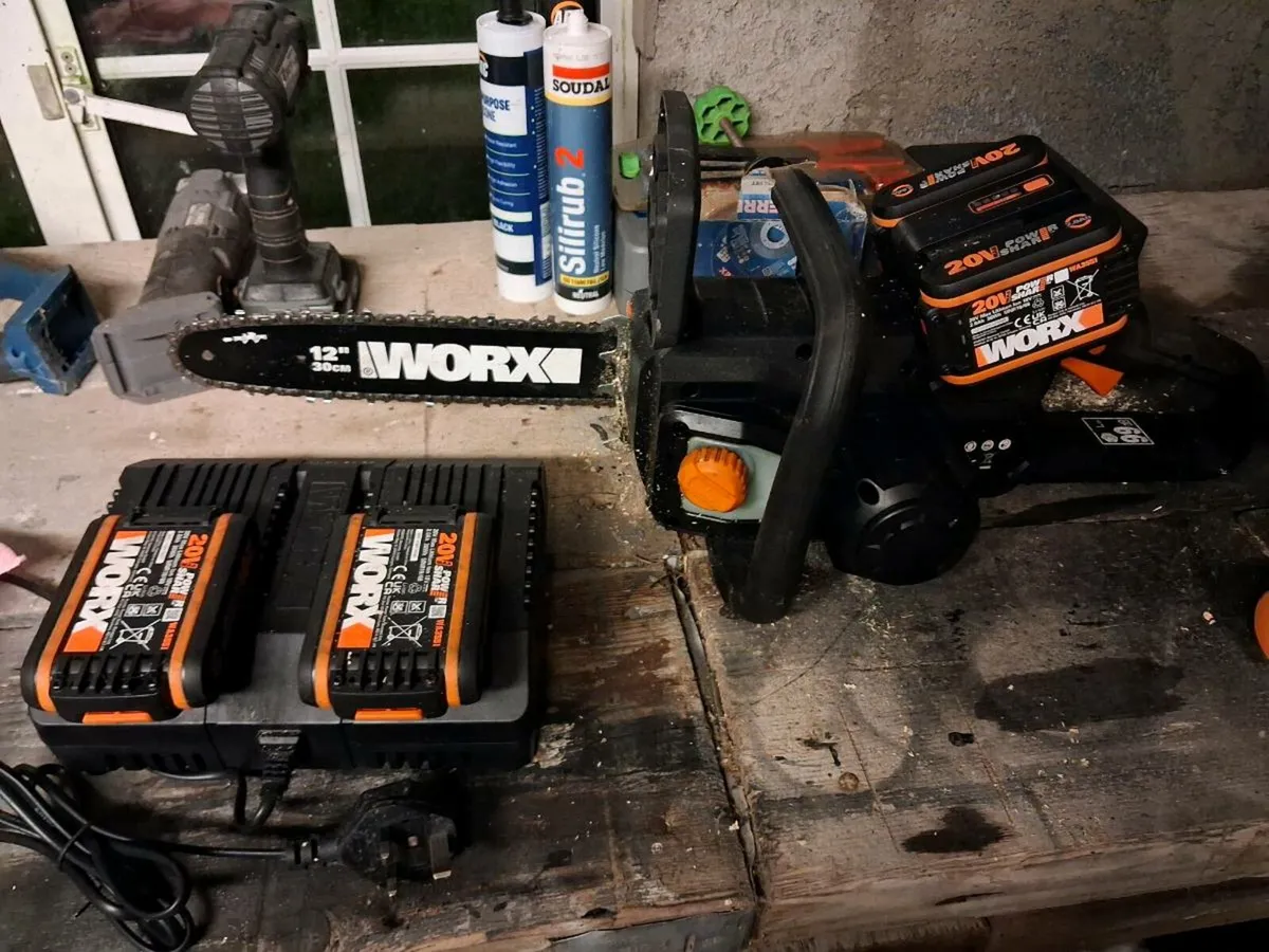 Worx battery chainsaw - Image 1