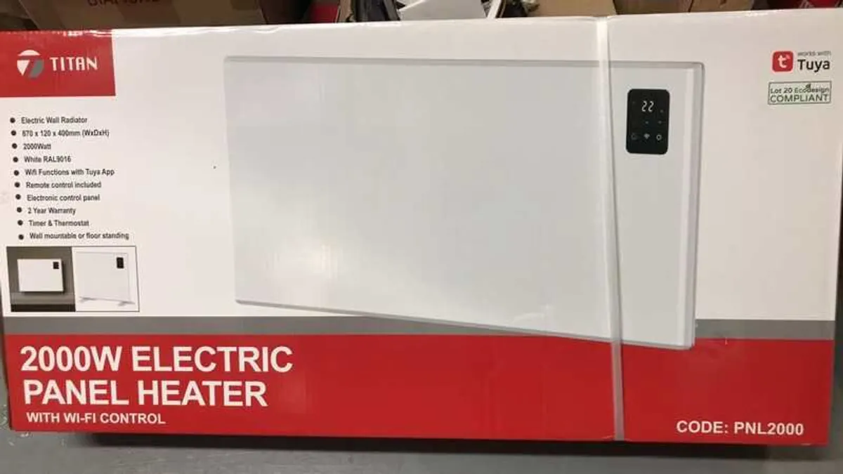 Wi-Fi Panel Heater 2KW Smart Heater - Image 2