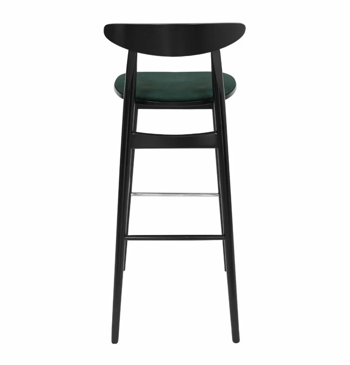 Nordic Ember Bar Stool – Black Beech Frame - Image 2